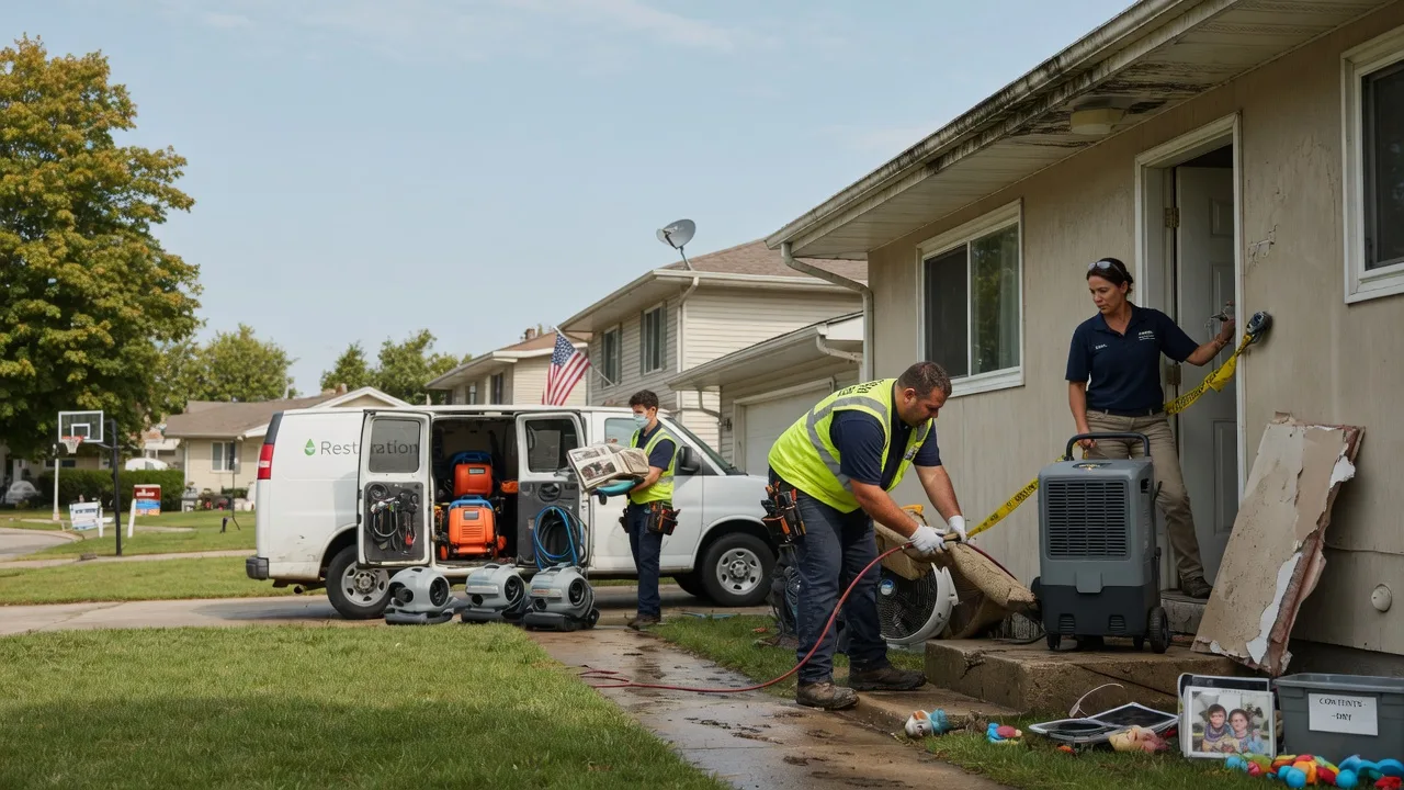 Water Damage Restoration in Hustler, WI near me